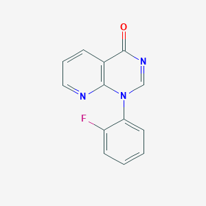 molecular formula C13H8FN3O B215315 1-(2-fluorophenyl)pyrido[2,3-d]pyrimidin-4(1H)-one 