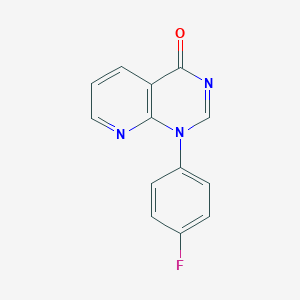 molecular formula C13H8FN3O B215317 1-(4-fluorophenyl)pyrido[2,3-d]pyrimidin-4(1H)-one 