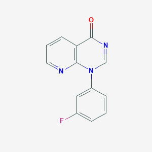 molecular formula C13H8FN3O B215318 1-(3-fluorophenyl)pyrido[2,3-d]pyrimidin-4(1H)-one 