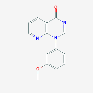 molecular formula C14H11N3O2 B215320 1-(3-methoxyphenyl)pyrido[2,3-d]pyrimidin-4(1H)-one 