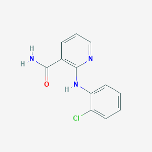 molecular formula C12H10ClN3O B215321 2-(2-Chloroanilino)nicotinamide 