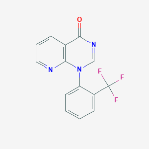 molecular formula C14H8F3N3O B215322 1-[2-(trifluoromethyl)phenyl]pyrido[2,3-d]pyrimidin-4(1H)-one 