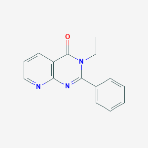 molecular formula C15H13N3O B215326 3-ethyl-2-phenylpyrido[2,3-d]pyrimidin-4(3H)-one 