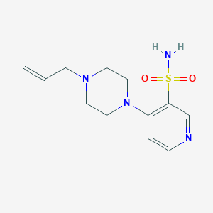 molecular formula C12H18N4O2S B215333 4-(4-Allyl-1-piperazinyl)-3-pyridinesulfonamide 