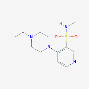 molecular formula C13H22N4O2S B215338 4-(4-isopropyl-1-piperazinyl)-N-methyl-3-pyridinesulfonamide CAS No. 57725-23-2