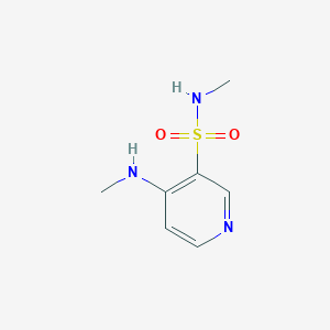 molecular formula C7H11N3O2S B215340 N-methyl-4-(methylamino)-3-pyridinesulfonamide 