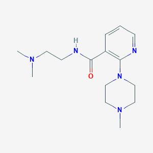 molecular formula C15H25N5O B215341 N-[2-(dimethylamino)ethyl]-2-(4-methyl-1-piperazinyl)nicotinamide 