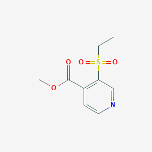 molecular formula C9H11NO4S B215342 Methyl 3-(ethylsulfonyl)isonicotinate 