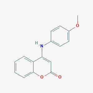 molecular formula C16H13NO3 B215348 4-[(4-methoxyphenyl)amino]-2H-chromen-2-one 