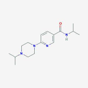 N-isopropyl-6-(4-isopropyl-1-piperazinyl)nicotinamide