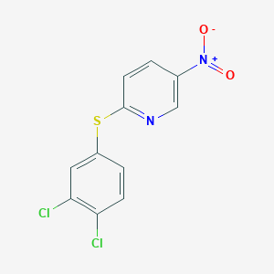 molecular formula C11H6Cl2N2O2S B215362 2-[(3,4-Dichlorophenyl)sulfanyl]-5-nitropyridine 