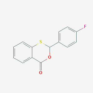 molecular formula C14H9FO2S B215380 2-(4-fluorophenyl)-4H-3,1-benzoxathiin-4-one 