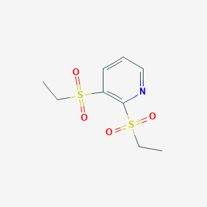 molecular formula C9H13NO4S2 B215385 2,3-Bis(ethylsulfonyl)pyridine 