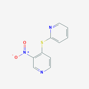 molecular formula C10H7N3O2S B215390 3-Nitro-4-(2-pyridinylsulfanyl)pyridine 