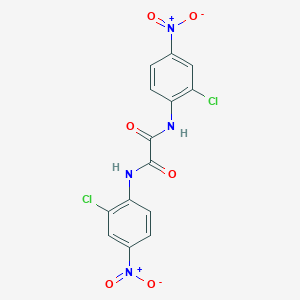 molecular formula C14H8Cl2N4O6 B215391 N~1~,N~2~-bis{2-chloro-4-nitrophenyl}ethanediamide 
