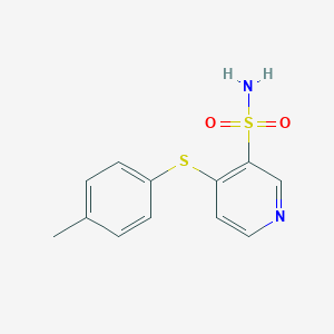 molecular formula C12H12N2O2S2 B215397 4-[(4-Methylphenyl)sulfanyl]-3-pyridinesulfonamide 