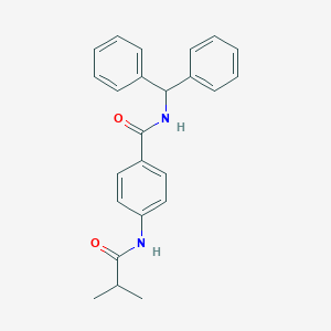 molecular formula C24H24N2O2 B215453 N-benzhydryl-4-(isobutyrylamino)benzamide 