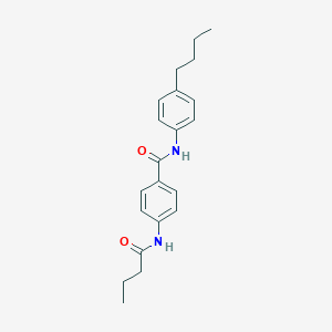 molecular formula C21H26N2O2 B215481 4-(butanoylamino)-N-(4-butylphenyl)benzamide 