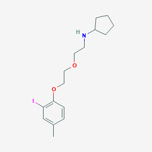molecular formula C16H24INO2 B215498 N-cyclopentyl-N-{2-[2-(2-iodo-4-methylphenoxy)ethoxy]ethyl}amine 