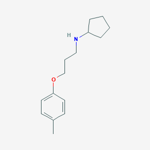 molecular formula C15H23NO B215500 N-cyclopentyl-N-[3-(4-methylphenoxy)propyl]amine 