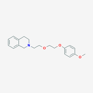 molecular formula C20H25NO3 B215507 2-{2-[2-(4-Methoxyphenoxy)ethoxy]ethyl}-1,2,3,4-tetrahydroisoquinoline 