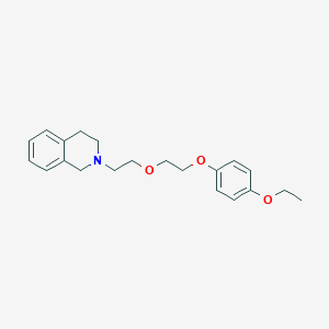 molecular formula C21H27NO3 B215509 2-{2-[2-(4-Ethoxyphenoxy)ethoxy]ethyl}-1,2,3,4-tetrahydroisoquinoline 