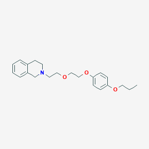molecular formula C22H29NO3 B215510 2-[2-[2-(4-propoxyphenoxy)ethoxy]ethyl]-3,4-dihydro-1H-isoquinoline 
