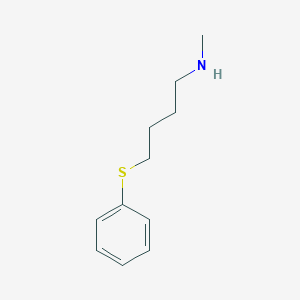 molecular formula C11H17NS B215514 N-methyl-N-[4-(phenylsulfanyl)butyl]amine 