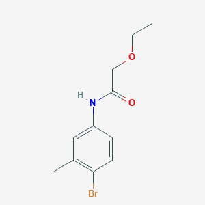 molecular formula C11H14BrNO2 B215571 N-(4-bromo-3-methylphenyl)-2-ethoxyacetamide 