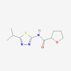molecular formula C10H15N3O2S B215580 N-(5-isopropyl-1,3,4-thiadiazol-2-yl)tetrahydro-2-furancarboxamide 