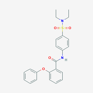 molecular formula C23H24N2O4S B215601 N-[4-(diethylsulfamoyl)phenyl]-2-phenoxybenzamide 