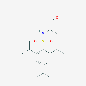 molecular formula C19H33NO3S B215682 N-(1-methoxypropan-2-yl)-2,4,6-tri(propan-2-yl)benzenesulfonamide 