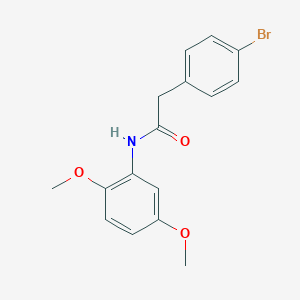 molecular formula C16H16BrNO3 B215683 2-(4-bromophenyl)-N-(2,5-dimethoxyphenyl)acetamide 