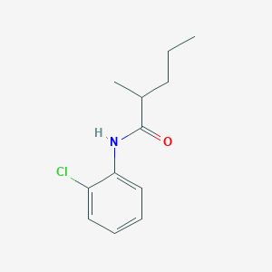 molecular formula C12H16ClNO B215689 N-(2-chlorophenyl)-2-methylpentanamide 