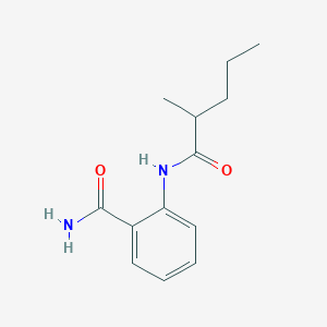 molecular formula C13H18N2O2 B215692 2-[(2-Methylpentanoyl)amino]benzamide 