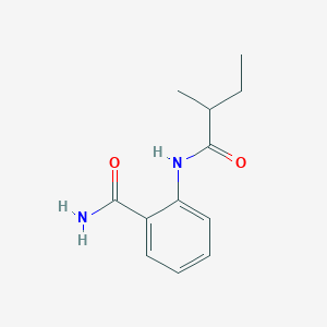 molecular formula C12H16N2O2 B215695 2-[(2-Methylbutanoyl)amino]benzamide 