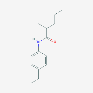 molecular formula C14H21NO B215696 N-(4-ethylphenyl)-2-methylpentanamide 