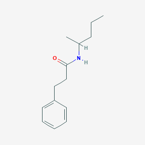 molecular formula C14H21NO B215697 N-(pentan-2-yl)-3-phenylpropanamide 