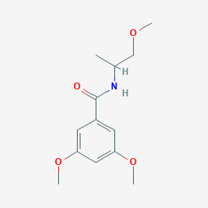 molecular formula C13H19NO4 B215698 3,5-dimethoxy-N-(1-methoxypropan-2-yl)benzamide 