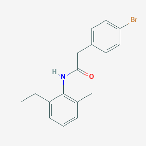 molecular formula C17H18BrNO B215705 2-(4-bromophenyl)-N-(2-ethyl-6-methylphenyl)acetamide 