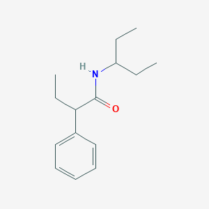 molecular formula C15H23NO B215709 N-(pentan-3-yl)-2-phenylbutanamide 