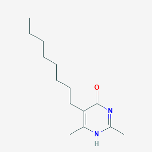 molecular formula C14H24N2O B215727 2,6-dimethyl-5-octyl-1H-pyrimidin-4-one 