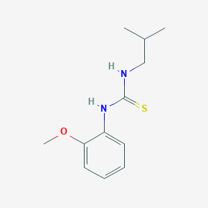 molecular formula C12H18N2OS B215733 1-(2-Methoxyphenyl)-3-(2-methylpropyl)thiourea 
