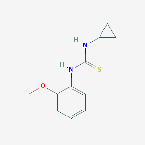 molecular formula C11H14N2OS B215734 1-Cyclopropyl-3-(2-methoxyphenyl)thiourea 