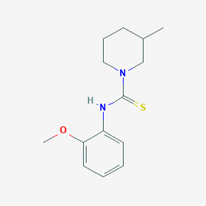 molecular formula C14H20N2OS B215735 N-(2-methoxyphenyl)-3-methylpiperidine-1-carbothioamide 