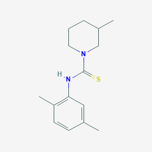 molecular formula C15H22N2S B215737 N-(2,5-dimethylphenyl)-3-methylpiperidine-1-carbothioamide 