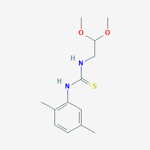 molecular formula C13H20N2O2S B215743 1-(2,2-Dimethoxyethyl)-3-(2,5-dimethylphenyl)thiourea 