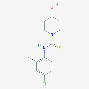 molecular formula C13H17ClN2OS B215749 N-(4-chloro-2-methylphenyl)-4-hydroxypiperidine-1-carbothioamide 