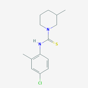 N-(4-chloro-2-methylphenyl)-3-methylpiperidine-1-carbothioamide