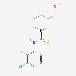 N-(3-chloro-2-methylphenyl)-3-(hydroxymethyl)piperidine-1-carbothioamide